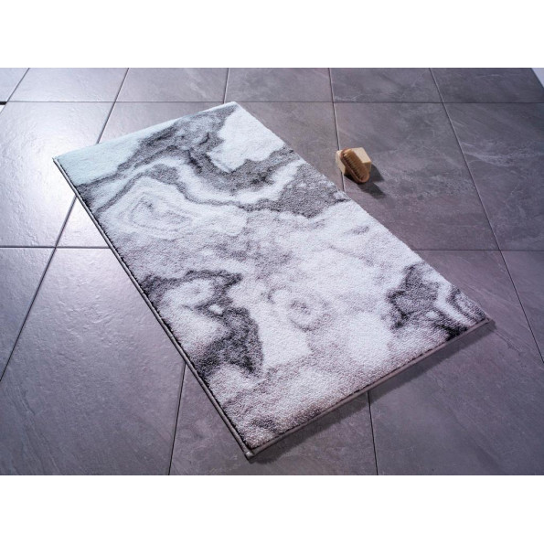 Коврик для ванной Confetti Marble gri 80х140 см Коврик для ванной Confetti Marble gri 80х140 см