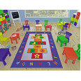 Коврик в детскую комнату Confetti Game Mavi 100x150