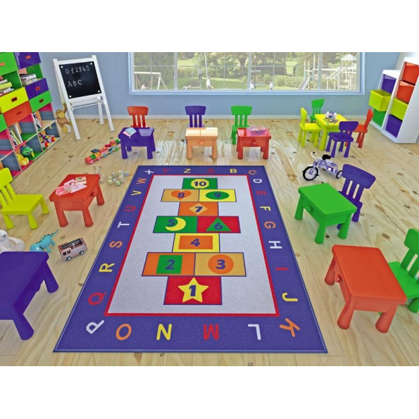 Коврик в детскую комнату Confetti Game Mavi 100x150 Коврик в детскую комнату Confetti Game Mavi 100x150