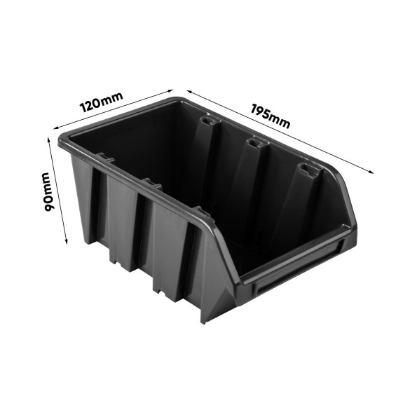 Настінна панель з великими лотками 78х78см 36 контейнерів -
                                                        Фото 5