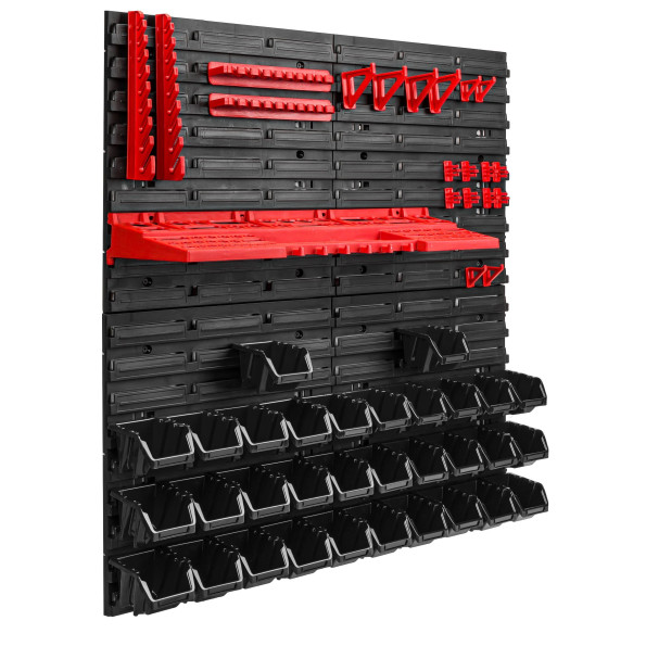 Настенная панель для инструментов 78х78см на 32 контейнера