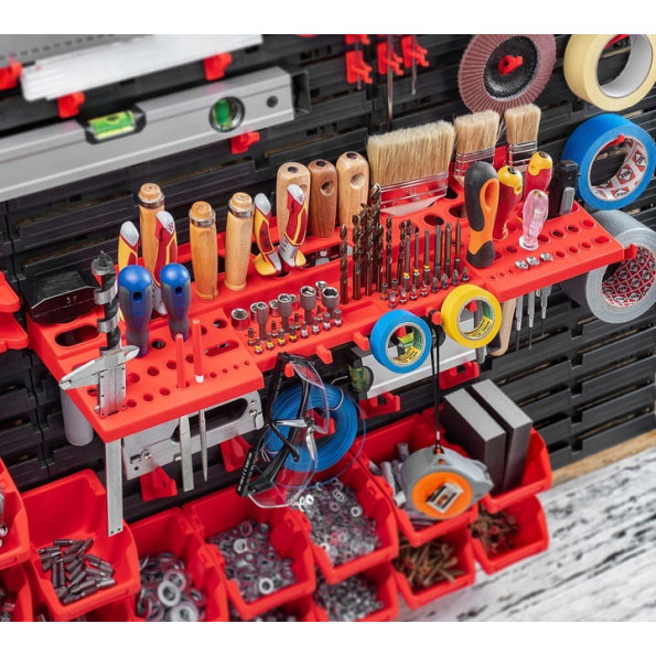 Настенная панель для инструментов 78х78см на 32 контейнера -
                                                        Фото 7