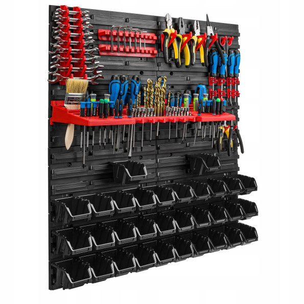 Настенная панель для инструментов 78х78см на 32 контейнера -
                                                        Фото 10