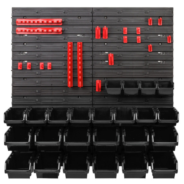 Настінна панель для інструментів 78х78см на 24 контейнера різних розмірів -
                                                        Фото 2