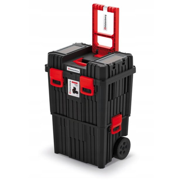 Мобільний ящик для інструментів на колесах 45х36х64 см -
                                                        Фото 6