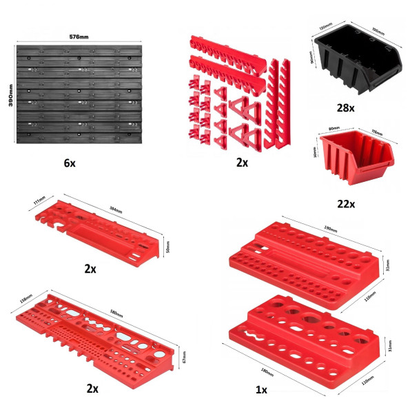 Панель инструментов 173х78см 50 контейнеров -
                                                        Фото 5