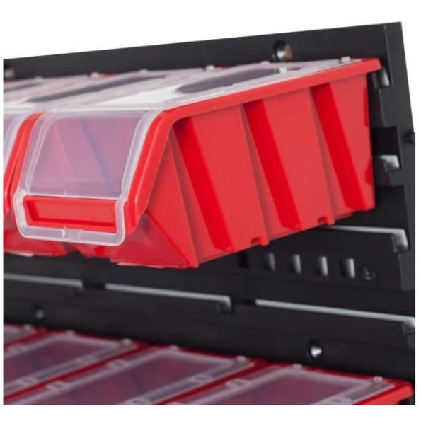 Контейнер лоток з кришкою 15.5x10x7 см червоний -
                                                        Фото 6