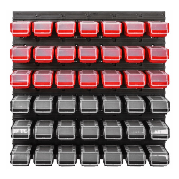 Контейнер лоток з кришкою 15.5x10x7 см червоний -
                                                        Фото 8