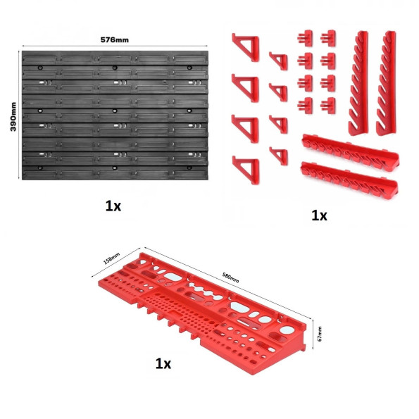 Стелаж панель для інструментів 58х39см -
                                                        Фото 5