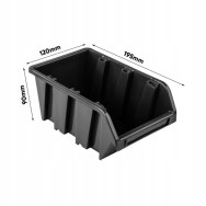 Лотки контейнери набор 10 шт 19.5x12x9 см