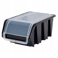 Контейнеры с крышкой 10 шт 15.5x10x7 см черные