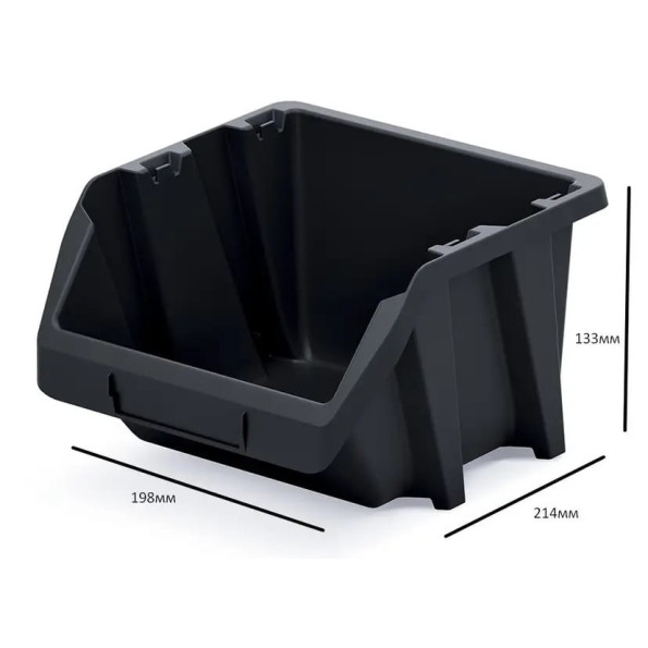 Набір контейнерів для зберігання 6 шт 21.4х19.8х13.3 см -
                                                        Фото 4