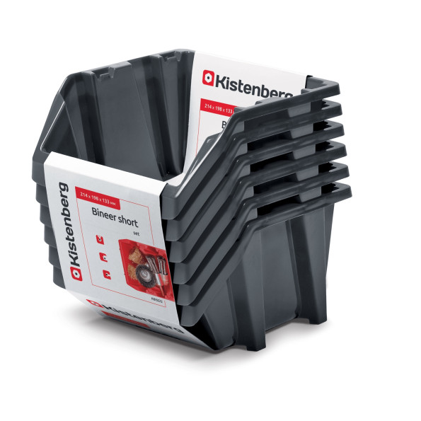 Набір контейнерів для зберігання 6 шт 21.4х19.8х13.3 см -
                                                        Фото 7