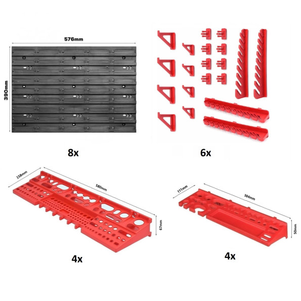 Стелаж-панель для інструментів 230х78см -
                                                        Фото 6
