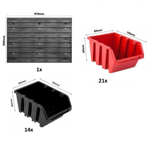 Панель инструментов 58х39см 35 контейнеров -
                                                        Фото 2