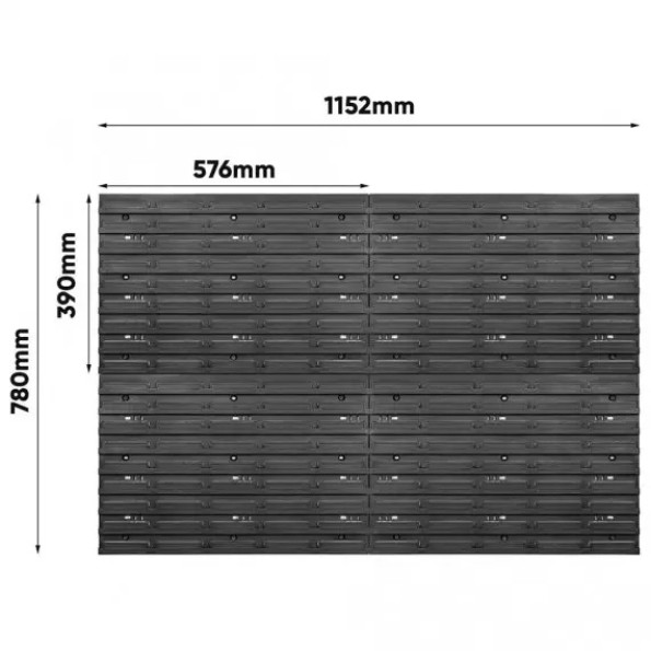 Панель инструментов 115х78см 50 контейнеров с крышкой -
                                                        Фото 4