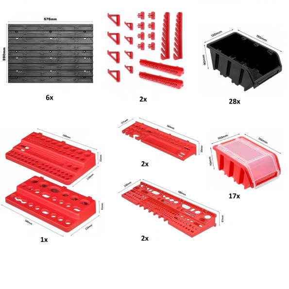 Панель инструментов 173х78см 45 контейнеров -
                                                        Фото 4