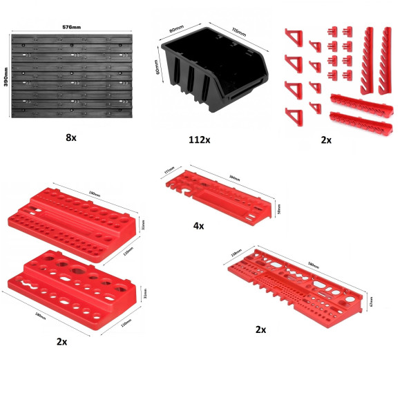 Панель инструментов 230х78см 112 контейнеров -
                                                        Фото 4