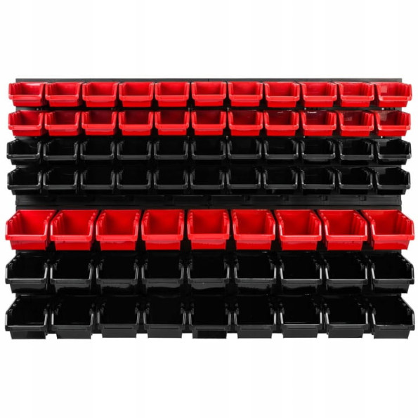 Панель с лотками контейнерами 115х78 71 контейнер