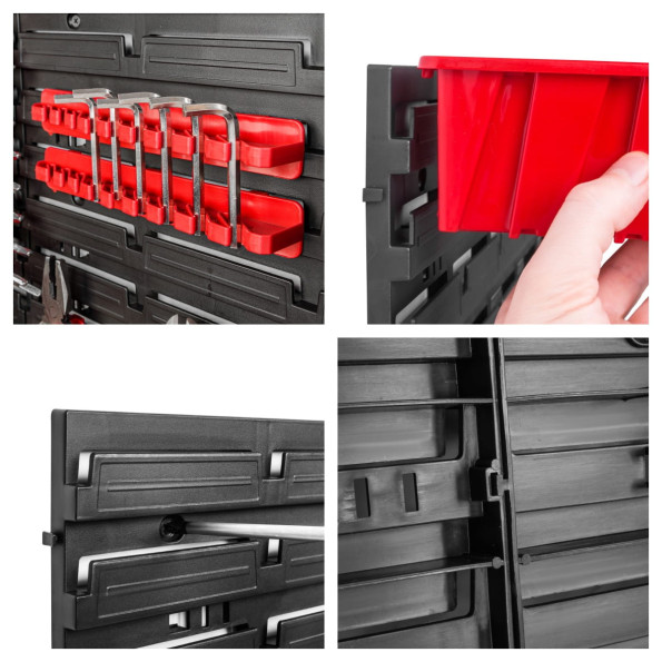 Настенная панель для инструмента 78х78см 26 контейнеров -
                                                        Фото 8