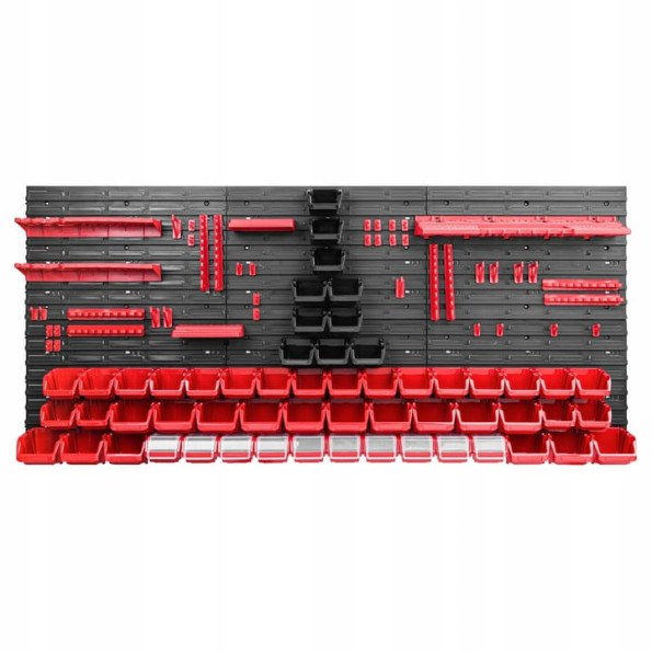 Большая настенная панель для инструментов 173х78см 56 контейнеров -
                                                        Фото 2