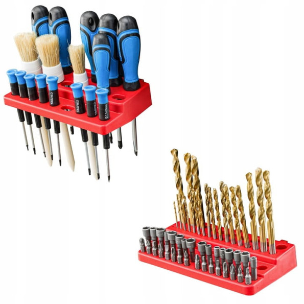 Большая настенная панель для инструментов 173х78см 56 контейнеров -
                                                        Фото 5