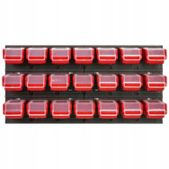 Настінна панель з контейнерами з кришкою 78х39см 21 контейнер