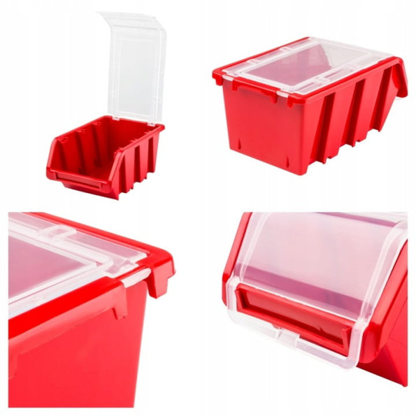 Настінна панель з контейнерами з кришкою 78х39см 21 контейнер -
                                                        Фото 4