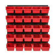 Панель с лотками контейнерами 39х39см 25 контейнеров