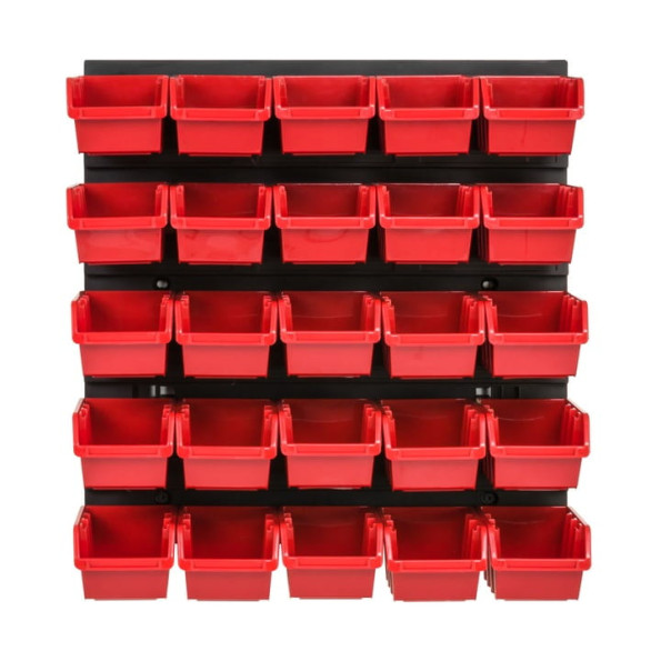 Панель с лотками контейнерами 39х39см 25 контейнеров