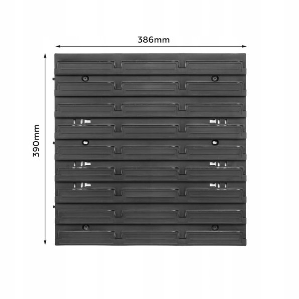 Панель с лотками контейнерами 39х39см 25 контейнеров -
                                                        Фото 2