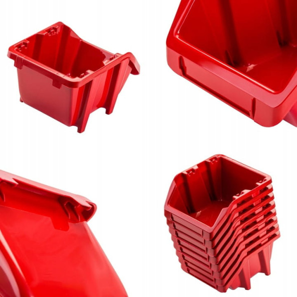 Настінна панель з лотками контейнерами 78х78см 36 контейнерів -
                                                        Фото 4