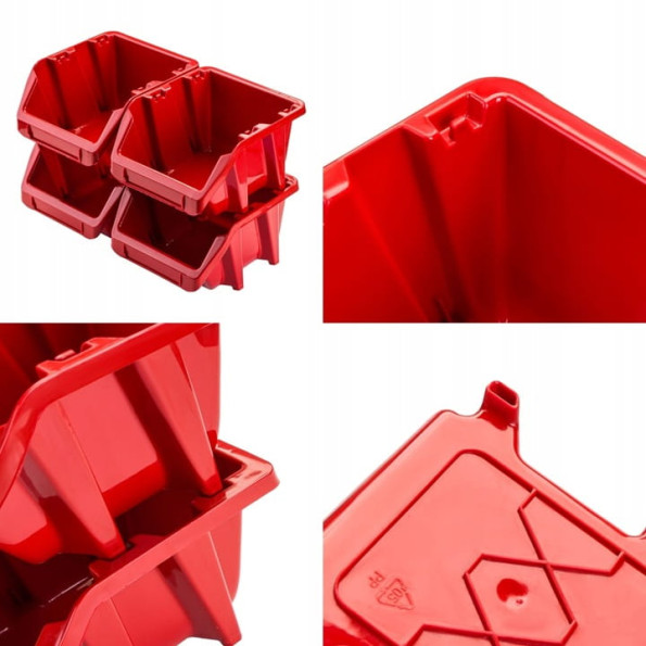 Настінна панель з лотками контейнерами 78х78см 36 контейнерів -
                                                        Фото 5