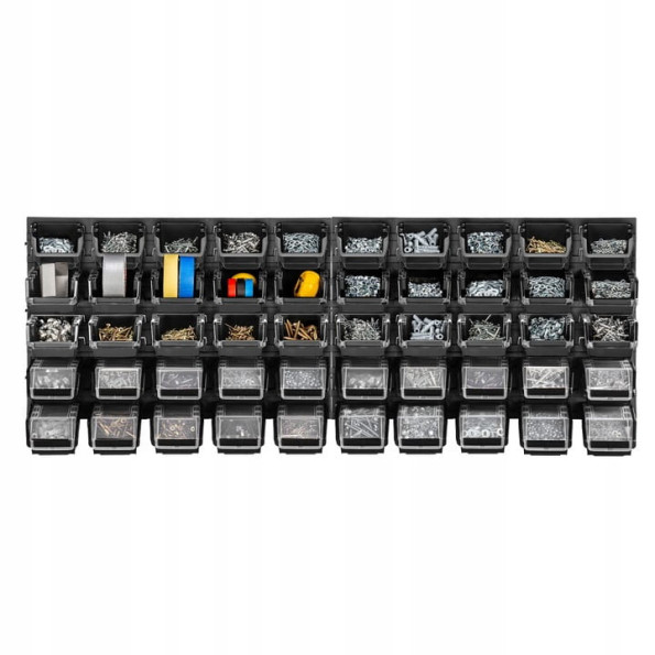 Панель для инструментов перфорированная 115х39см 50 контейнеров