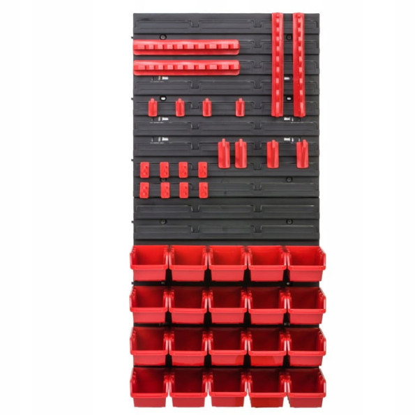 Панель для инструментов перфорированная 39х78см на 20 контейнеров -
                                                        Фото 2