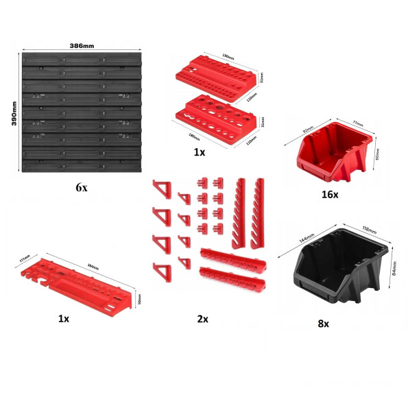 Панель для инструмента 117х78см 24 контейнера -
                                                        Фото 5