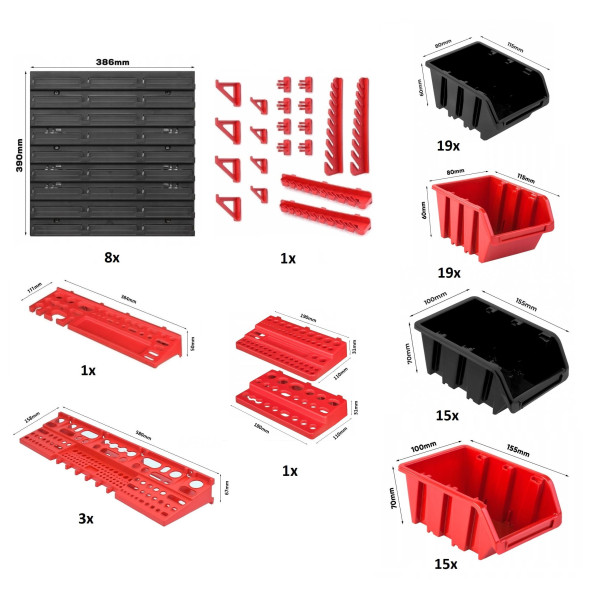 Панель для инструментов 156х78см 68 контейнеров -
                                                        Фото 3