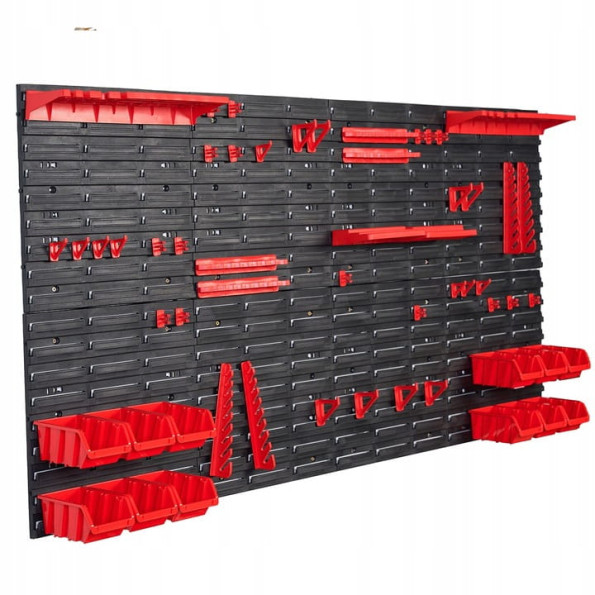 Настенная панель для инструмента 156х78см 12 контейнеров