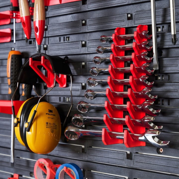 Настенная панель для инструмента 156х78см 12 контейнеров -
                                                        Фото 9