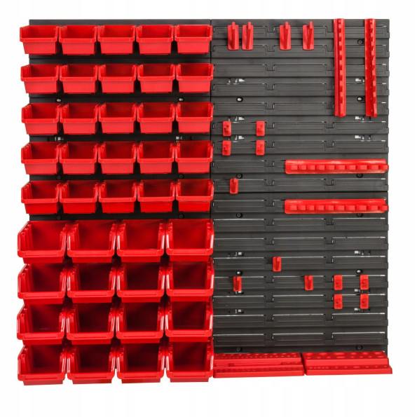 Настінний органайзер панель для інструментів 78х78см 41 контейнер -
                                                        Фото 2