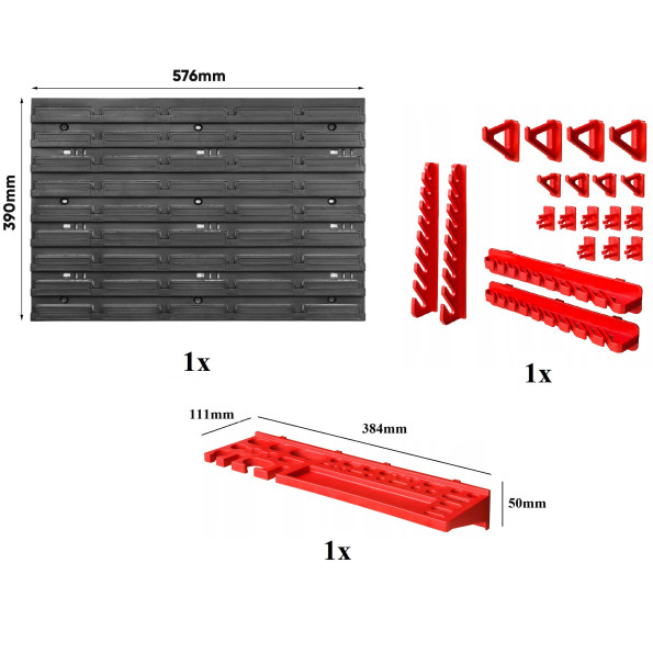 Панель для інструментів 58х39см з поличкою -
                                                        Фото 2