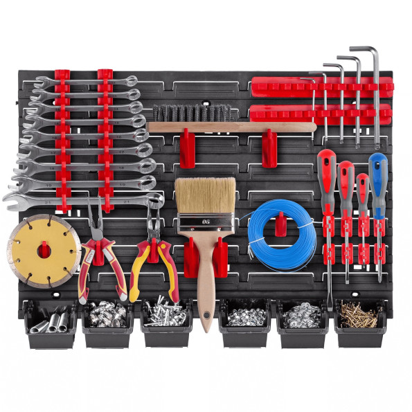 Панель для інструментів 58х39см з тримачами на 6 контейнерів -
                                                        Фото 4