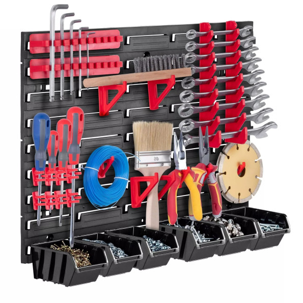 Панель для інструментів 58х39см з тримачами на 6 контейнерів -
                                                        Фото 8
