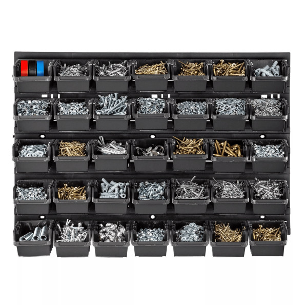 Панель инструментов 58х39см на 35 черных контейнеров -
                                                        Фото 4