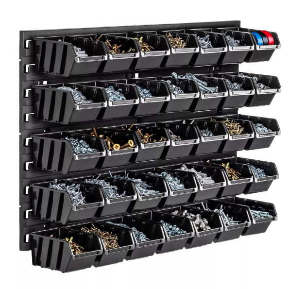 Панель инструментов 58х39см на 35 черных контейнеров -
                                                        Фото 7