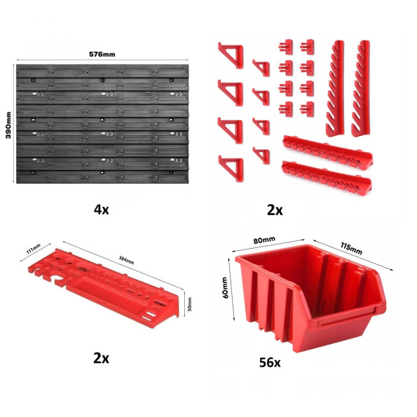 Панель инструментов 115х78см 56 контейнеров -
                                                        Фото 3
