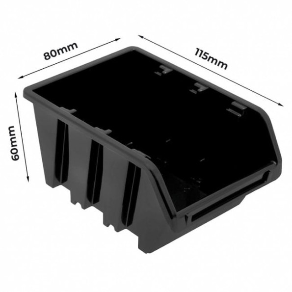Панель для инструмента 58х78см на 70 черных контейнеров -
                                                        Фото 6