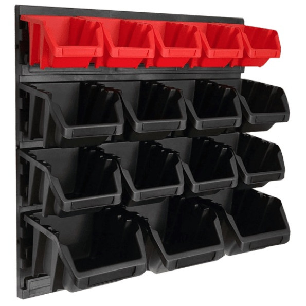 Панель с лотками 39х39см 16 контейнеров