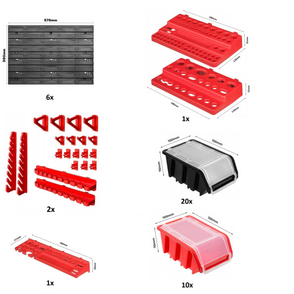 Панель инструментов 173х78см 30 контейнеров -
                                                        Фото 4