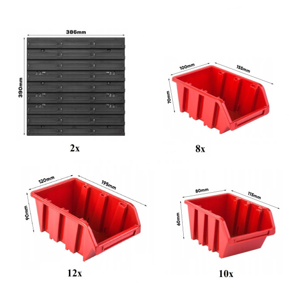 Органайзер для инструмента с лотками контейнерами 78х39см KOR3, в фирменной упаковке -
                                                        Фото 3